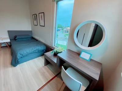 Bilik ke-3 homestay dengan katil saiz single bed