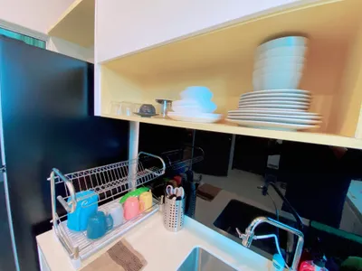 Set makan minum di homestay Gong Badak